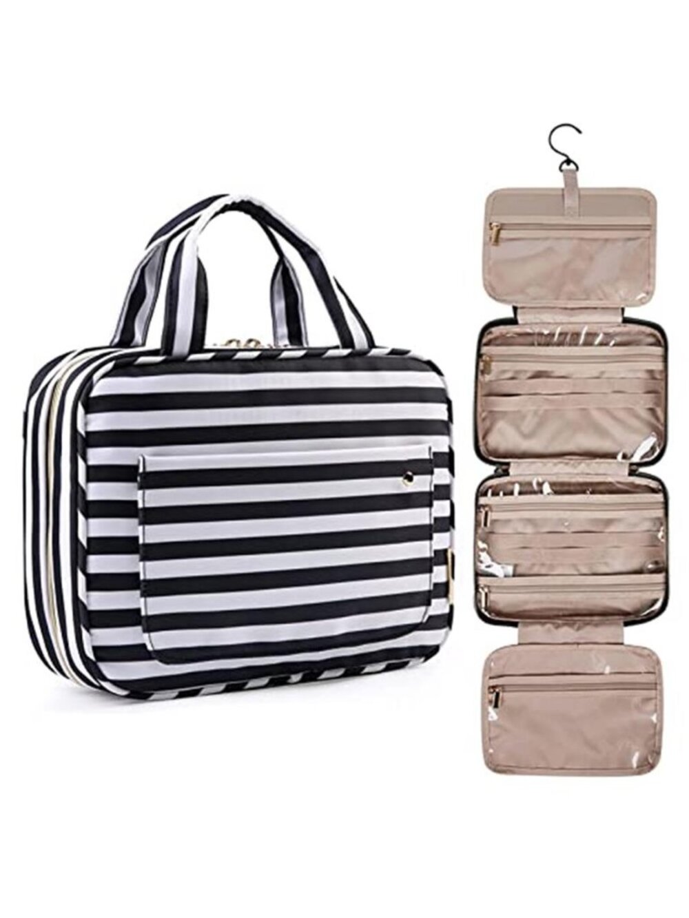 Toiletry Bag Travel Bag with Hanging Hook Bonchemin Water-resistant